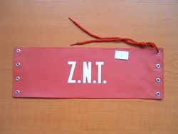 Mn service armband z.N.T (battalion sun officer) plastic 2. # + Zs