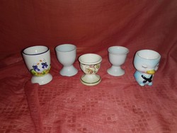 Porcelán főtt tojás tartók. 6 db