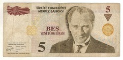 5 líra 2005 Törökország