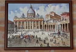 Oil painting, Rome