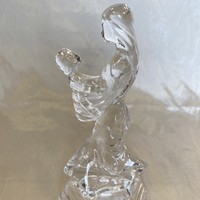 Special glass statue: mother with child