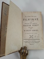 1790 Bécs Decsy Sámuel Pannóniai Féniksz