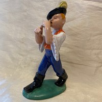 Boy with huge hop ceramic flute