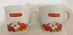 2 large milford mugs