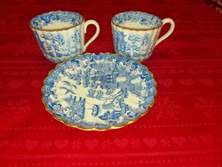 Antique copeland porcelain cups + saucer