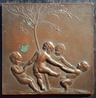 Stefan Schwartz (1851-1924) rondo bronze relief