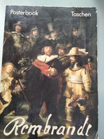 Nagyméretű Rembrandt album  Posteerbok Taschen 31 x 44 cm, 1991