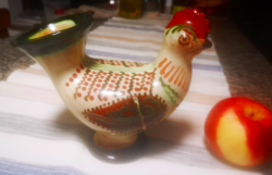 Cantor and kun farmer scratch - hen - shaped vase