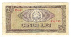 5 lei 1966 Románia