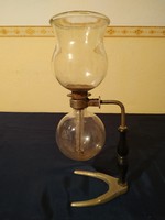 Antique mocca flask coffee maker
