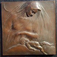 Stefan Schwartz (1851-1924) adorned with bronze relief