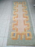 Szőnyeg, gyapjú , 200 x 73 cm, magyar , iparművészeti