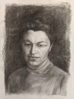 Fekete-fehér portré