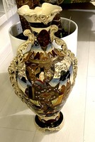 Gigantic sized antique hand painted Chinese vase!
