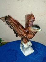 Marked katzhütte porcelain falcon 29 cm high