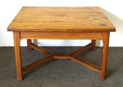 0X216 antique cherry wood Biedermeier dining table