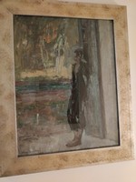 Simon margit painting by Szilvásy for sale
