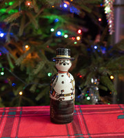 Kéményseprő kerámia figura - karácsonyi - szilveszteri dekoráció