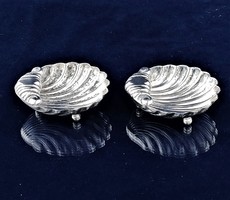 Silver shells for spice, jewelry, etc.