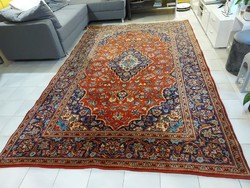 Karácsonyra! Iráni keshan 195x305 kézi csomózású gyapjú perzsa szőnyeg MZ_01