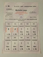 Motalko plant material ticket 1941.