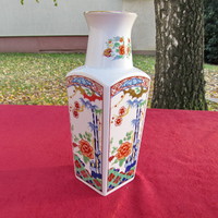 Japán Miyako kézműves porcelán váza (26cm.)