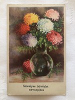 Régi üdvözlő képeslap (postatiszta)