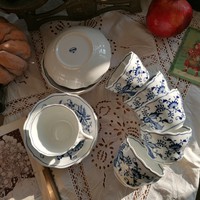 Meisseni hagymamintás teáscsészék, vintage, ajándék