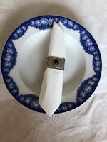 NYÁR VÉGI KIÁRUSÍTÁS!  Villeroy&Boch GUDRUN ritka tányérok kék szegély dekorral