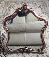 Antik Barokk Biedermeier stílusú Asztali kitàmasztós tükör !