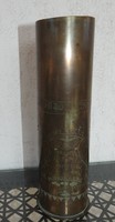 Copper gun vase from 1942: from Russia in memory of Pali Marika