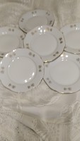 Cseh porcelan  hibátlan arany mintás lapos tányér 4800ft 6 darab
