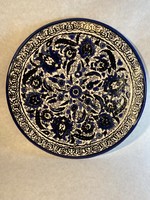 Jordan porcelain (?) Wall plate painted by hand