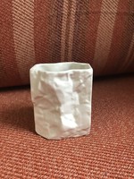 Modern  mini jéghegy kerámia ibolyás váza P290