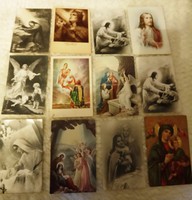 35 Fotó litográfia képeslap szentkép vallási motívumok antik/modern postatiszta papírrégiség