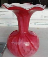 Murano marked glass vase