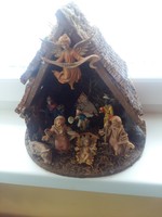 Old Christmas nativity scene