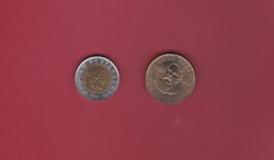 Deák 20 forint and kossuth 100 forint coin