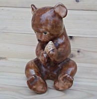 Bodrogkeresztúr teddy bear ceramic