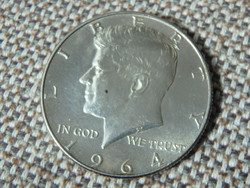 Kennedy is a silver half dollar