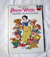 Hófehérke és a hét törpe Walt Disney'S retro mesekönyv Fisher-Price angol nyelvű