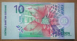 Suriname 10 Gulden 2008 Unc