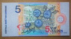 Suriname 5 Gulden 2000 Unc