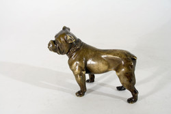 Bronz Kutya Bullmasztiff 12x9cm Bulldog Boxer Buldog Bronze Dog