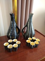 Pond ceramic short drink set - 2 sets in one