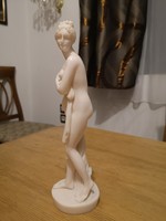 Detailed alabaster greek female statue