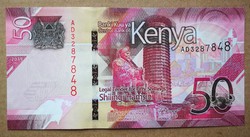 Kenya 50 Shilingi 2019 Unc