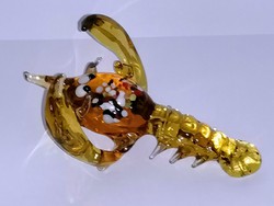 Artistic glass crab figure