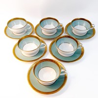 Schaubachkunst porcelain coffee - mocha cups 6 pcs
