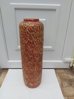 Gyönyörű ritka 65 cm  magas hatalmas Tófej váza padlóváza  Gyűjtői darab, nosztalgia,